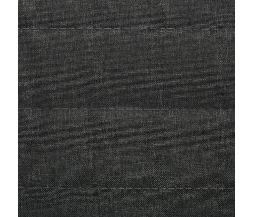 vidaXL virtuves krēsli, 2 gab., tumši pelēks audums