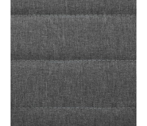 vidaXL virtuves krēsli, 4 gab., gaiši pelēks audums