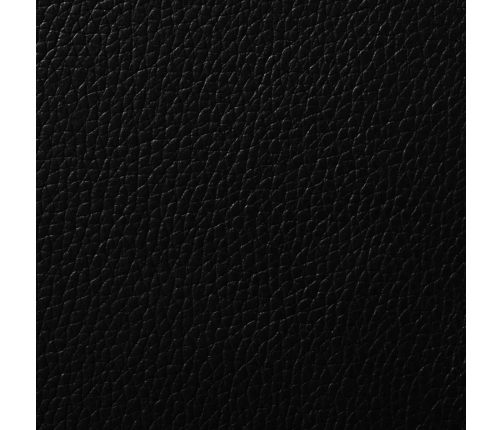 vidaXL virtuves krēsli, 4 gab., melna mākslīgā āda