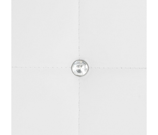 vidaXL virtuves krēsli, 2 gab., balta mākslīgā āda