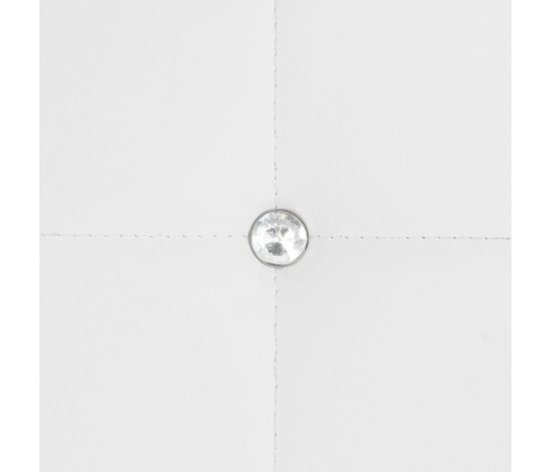 vidaXL virtuves krēsli, 4 gab., balta mākslīgā āda