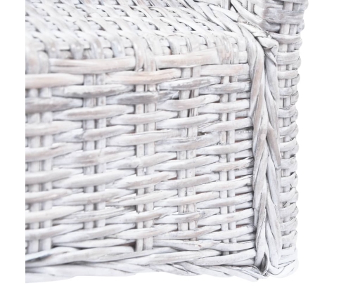 Virtuves Krēsli, 2 Gab., Brūni, Kubu Rotangpalma, Mahagonijs Koks Vidaxl