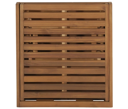 vidaXL saliekams sauļošanās zvilnis, akācijas masīvkoks