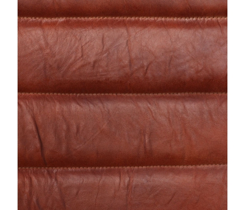 Virtuves Krēsli, 4 Gab., Brūna Dabīgā Āda Vidaxl