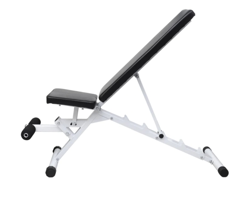 vidaXL treniņu sols ar hantelēm un stieni, 60,5 kg