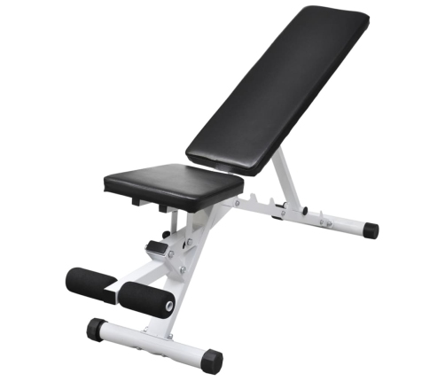 vidaXL treniņu sols ar hantelēm un stieni, 60,5 kg