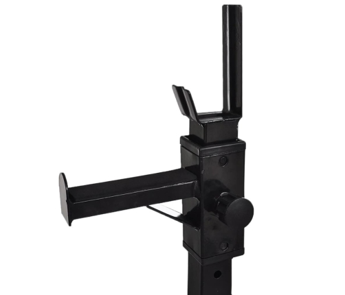 vidaXL svaru stieņa statīvs ar stieni un hantelēm, 60,5 kg