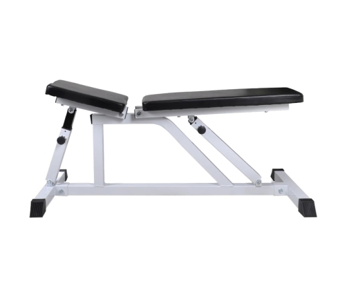 vidaXL treniņu sols ar hantelēm un stieni, 30,5 kg