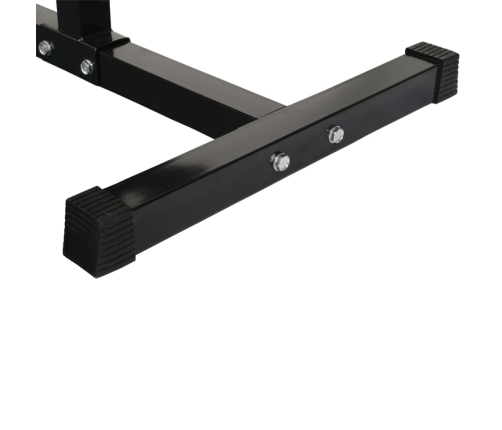 vidaXL spēka stacija ar hantelēm un svaru stieni, 60,5 kg