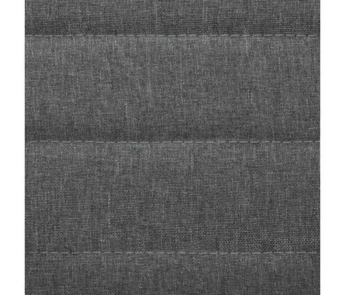 vidaXL virtuves krēsli, 6 gab., gaiši pelēks audums