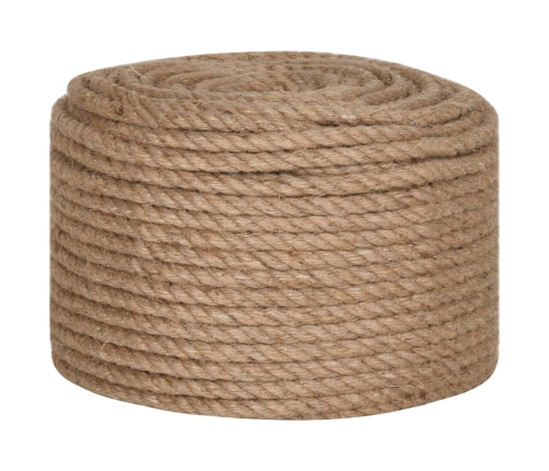 vidaXL virve, 14 mm, 250 m, 100% džuta