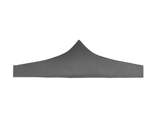 vidaXL dārza nojumes jumts, 3x3 m, antracītpelēks