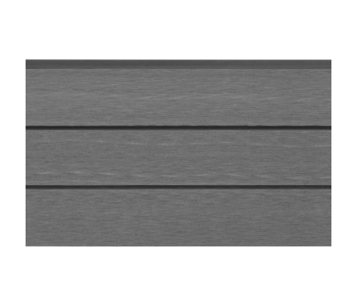 Žoga Rezerves Dēļi, 9 Gab., 170 Cm, Pelēks Wpc Vidaxl