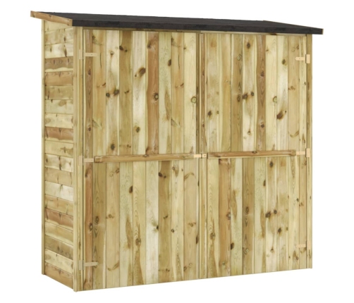 Instrumentu Šķūnis, Impregnēts Priedes Koks, 182X76X175 Cm Vidaxl