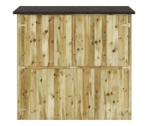 Instrumentu Šķūnis, Impregnēts Priedes Koks, 182X76X175 Cm Vidaxl