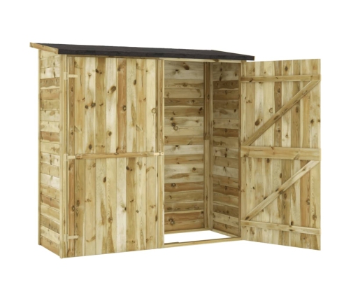 Instrumentu Šķūnis, Impregnēts Priedes Koks, 182X76X175 Cm Vidaxl