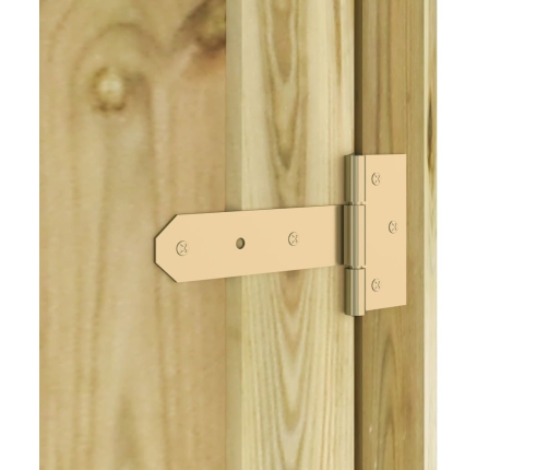 Instrumentu Šķūnis, Impregnēts Priedes Koks, 182X76X175 Cm Vidaxl