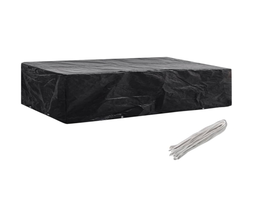 vidaXL sauļošanās zviļņa pārklājs, 8 gredzeni, 218x77x55 cm