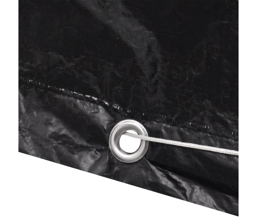 vidaXL sauļošanās zviļņa pārklājs, 8 gredzeni, 218x77x55 cm