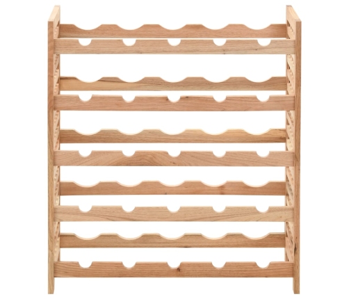 vidaXL vīna plaukts 25 pudelēm, 63x25x73 cm, valriekstu masīvkoks