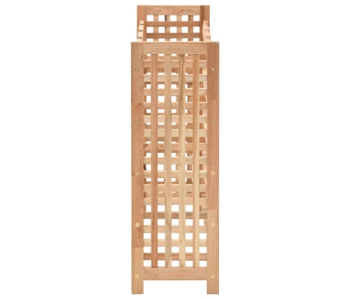 vidaXL vīna plaukts 25 pudelēm, 63x25x73 cm, valriekstu masīvkoks