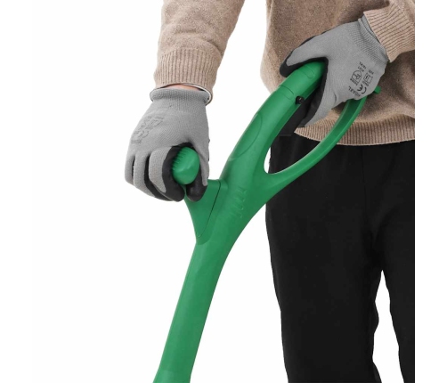 vidaXL elektriskais nezāļu ravētājs, 140 W, zaļš