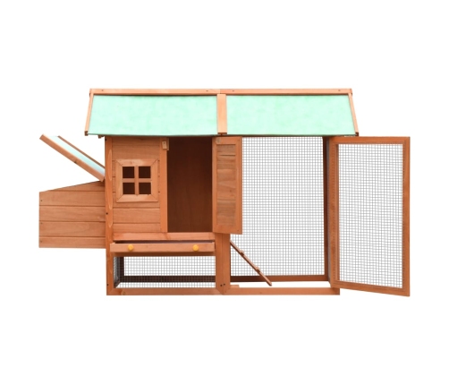 vidaXL vistu būris, priedes masīvkoks, egle, 170x81x110 cm