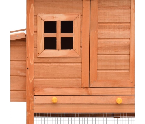 vidaXL vistu būris, priedes masīvkoks, egle, 170x81x110 cm