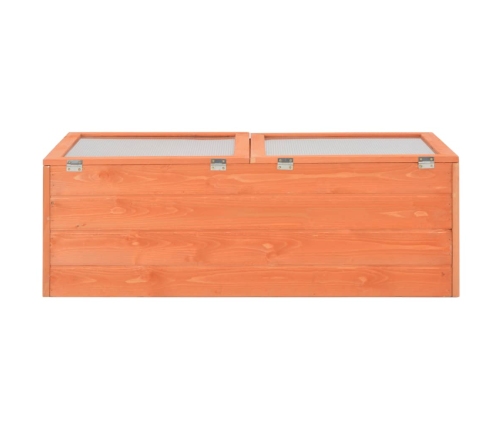 vidaXL siltumnīca, koka, 100x50x34 cm