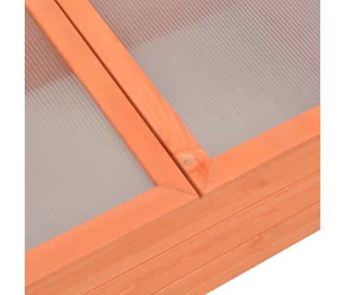 vidaXL siltumnīca, koka, 100x50x34 cm