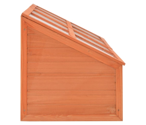 vidaXL siltumnīca, koka, 180x57x62 cm