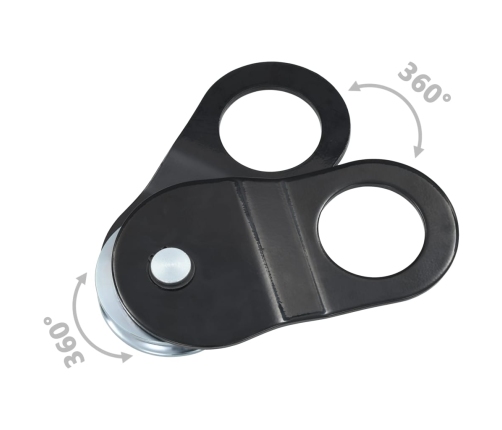 vidaXL vinčas trīsis, tērauds, 10 tonnas