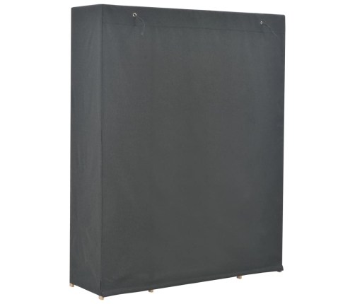 vidaXL skapis, 135x40x170 cm, pelēks audums