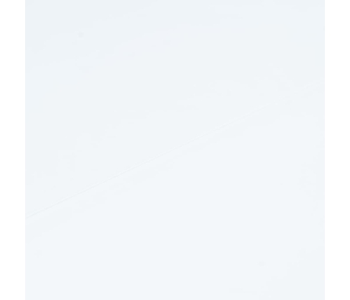 vidaXL virtuves galds, balts, 106 cm, masīvs gumijkoks