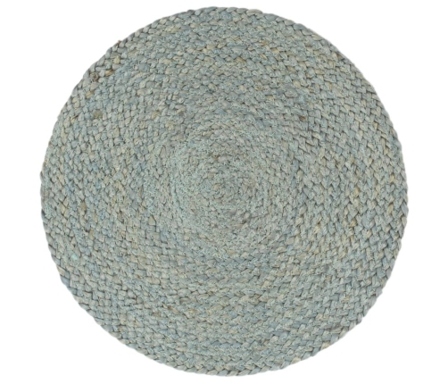 Galda Paliktņi, 6 Gab., 38 Cm, Apaļi, Olīvu Zaļa Džuta Vidaxl