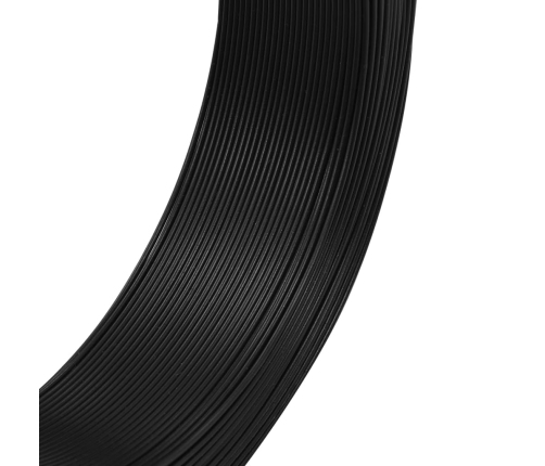 vidaXL žoga sasaistes stieple, 250 m, 2,3/3,8 mm, pelēks tērauds