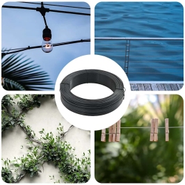 Žoga Sasaistes Stieple, 250 M, 2,3/3,8 Mm, Pelēks Tērauds Vidaxl