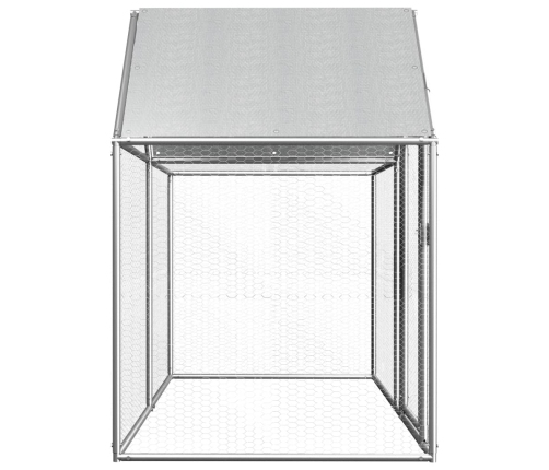 vidaXL vistu būris, 2x1x1,5 m, cinkots tērauds