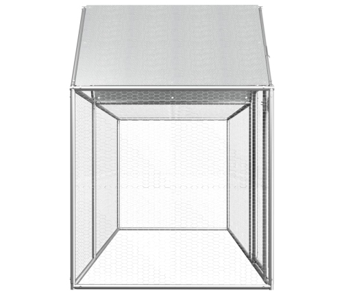 vidaXL vistu būris, 3x1x1,5 m, cinkots tērauds