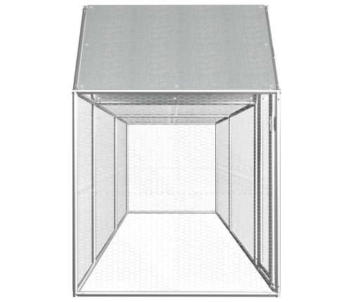 vidaXL vistu būris, 5x1x1,5 m, cinkots tērauds