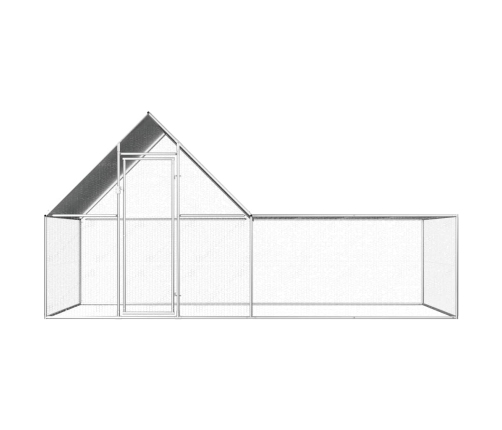 vidaXL vistu būris, 4x2x2 m, cinkots tērauds