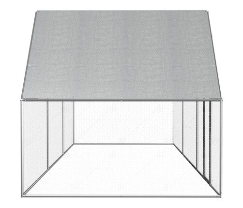 vidaXL vistu būris, 6x2x2 m, cinkots tērauds