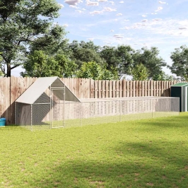 Vistu Būris, 8X2X2 M, Cinkots Tērauds Vidaxl