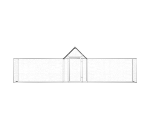 vidaXL vistu būris, 5x1x1,5 m, cinkots tērauds