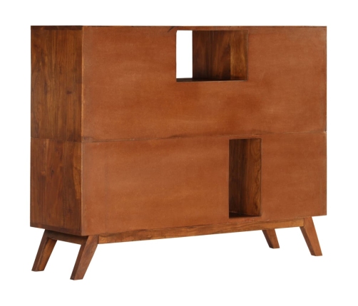 vidaXL kumode, 115x35x86 cm, akācijas masīvkoks
