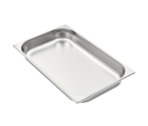 vidaXL Gastronorm trauki, 4 gab., GN 1/1, 65 mm, nerūsējošs tērauds