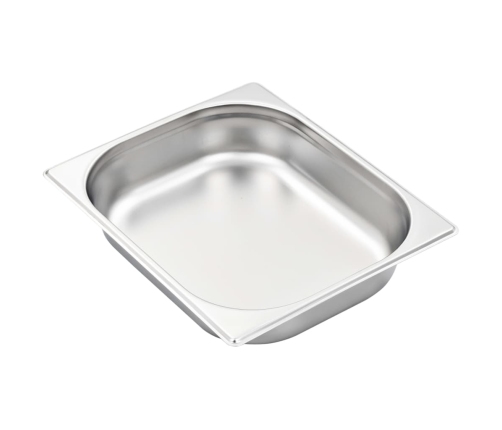 vidaXL Gastronorm trauki, 4 gab., GN 1/2, 65 mm, nerūsējošs tērauds