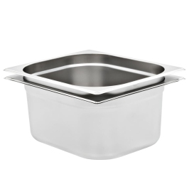 Gastronorm Trauki, 2 Gab., Gn 1/2, 150 Mm, Nerūsējošs Tērauds Vidaxl Gastronorm Trauki, 2 Gab., Gn 1/2, 150 Mm, Nerūsējošs Tērauds Vidaxl