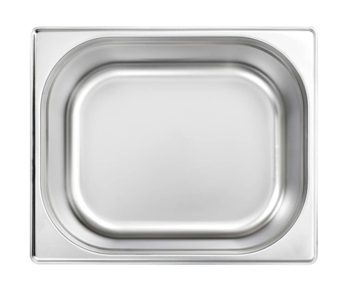 vidaXL Gastronorm trauki, 2 gab., GN 1/2, 150 mm, nerūsējošs tērauds