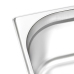 vidaXL Gastronorm trauki, 2 gab., GN 1/2, 150 mm, nerūsējošs tērauds